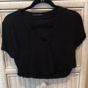 Black Cropped Top